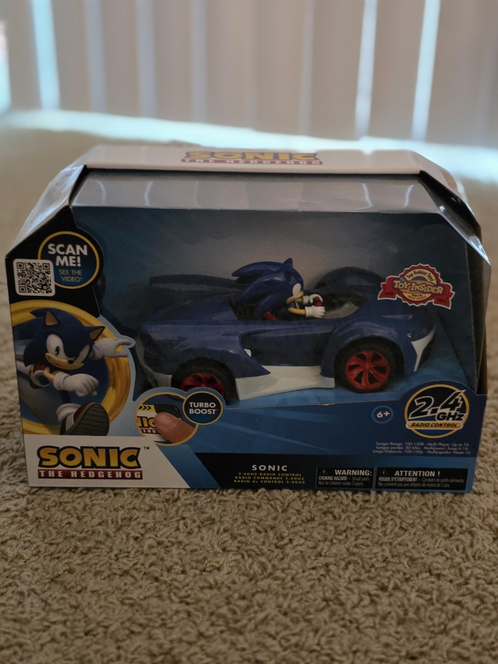 Sonic the Hedgehog 2.4 GHz Remote Control Car